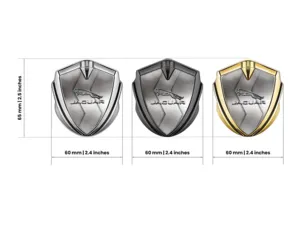 Jaguar Emblem Metall Abzeichen Anpassbar Kraft Look